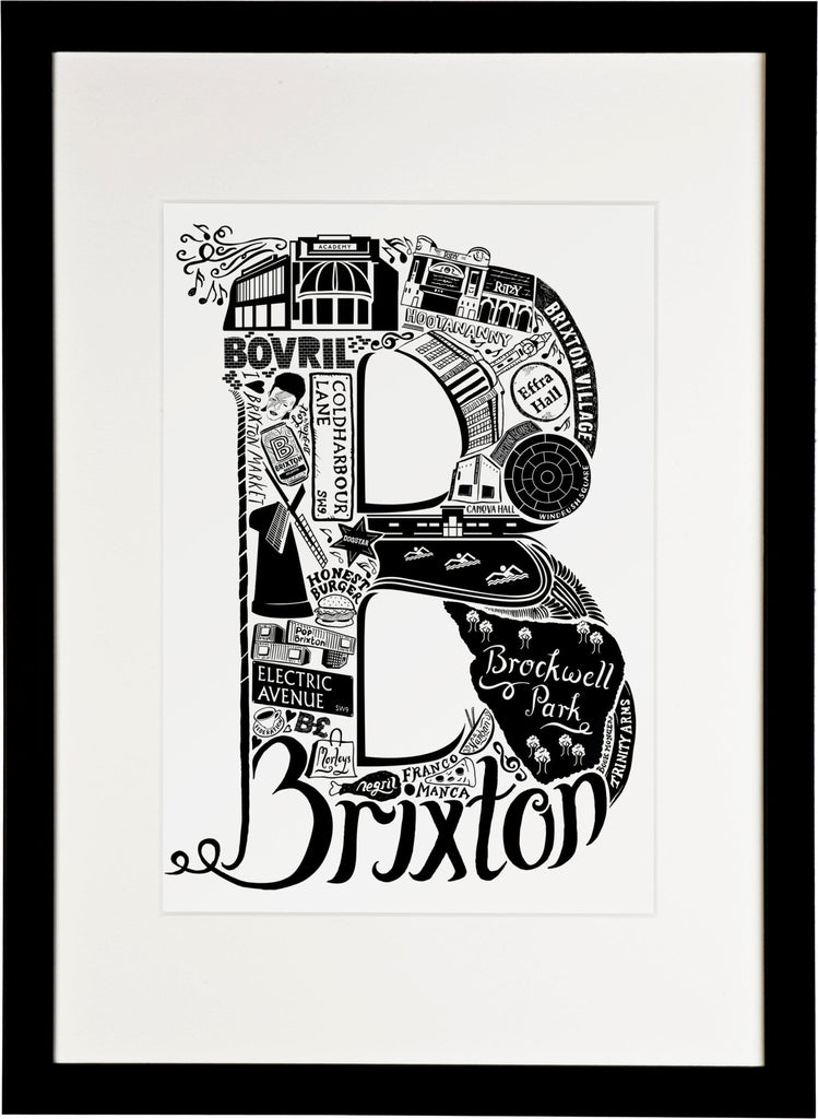 Brixton print - Lucy Loves This-U.K City Prints