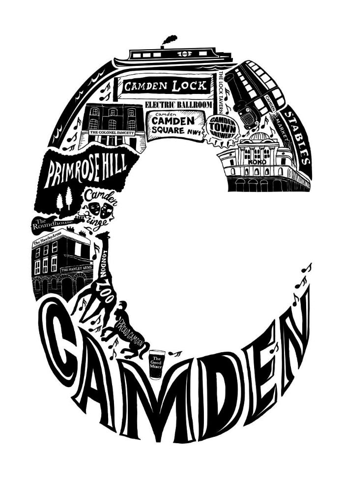Camden print - Lucy Loves This-U.K City Prints
