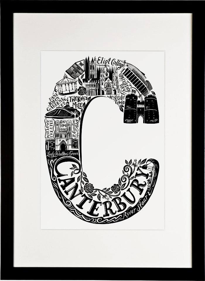 Canterbury Print - Lucy Loves This-U.K City Prints