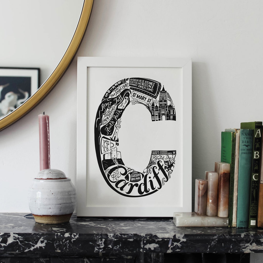 Cardiff print - Lucy Loves This-U.K City Prints
