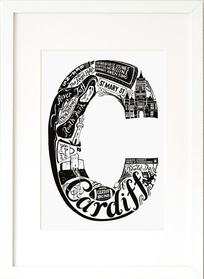 Cardiff print - Lucy Loves This-U.K City Prints