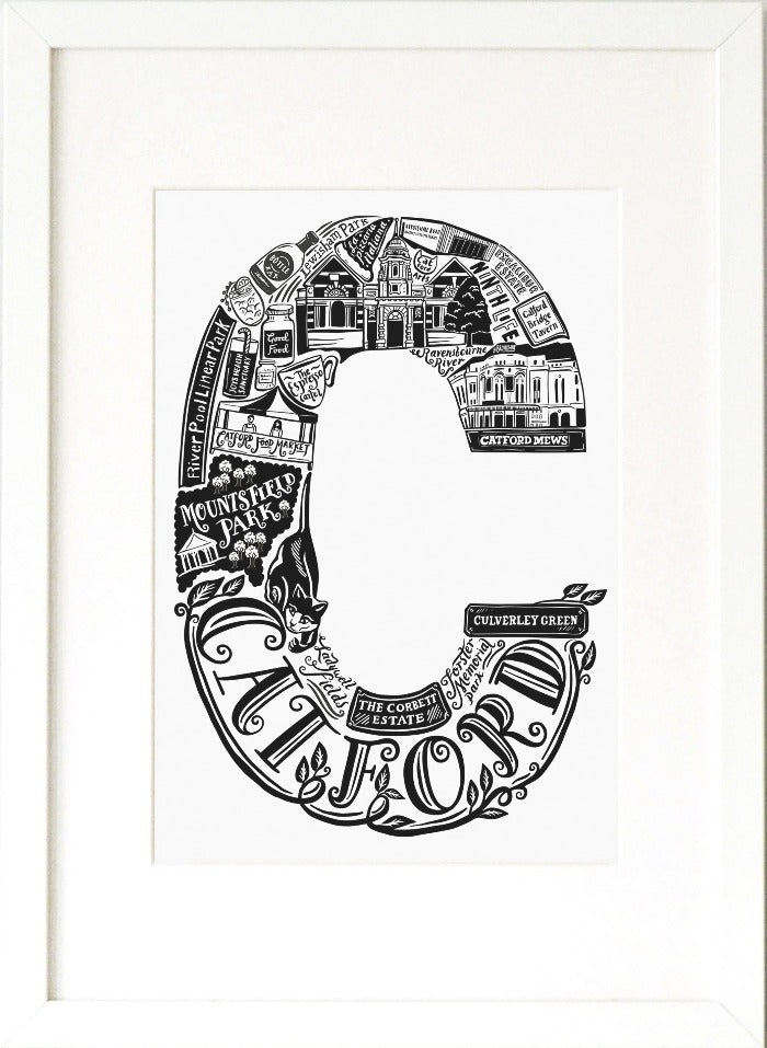 Catford Print - Lucy Loves This-U.K City Prints