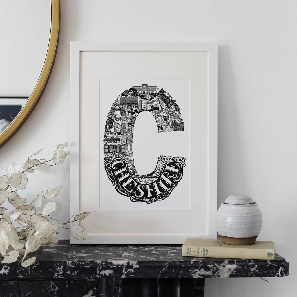 Cheshire Print - Lucy Loves This-U.K City Prints