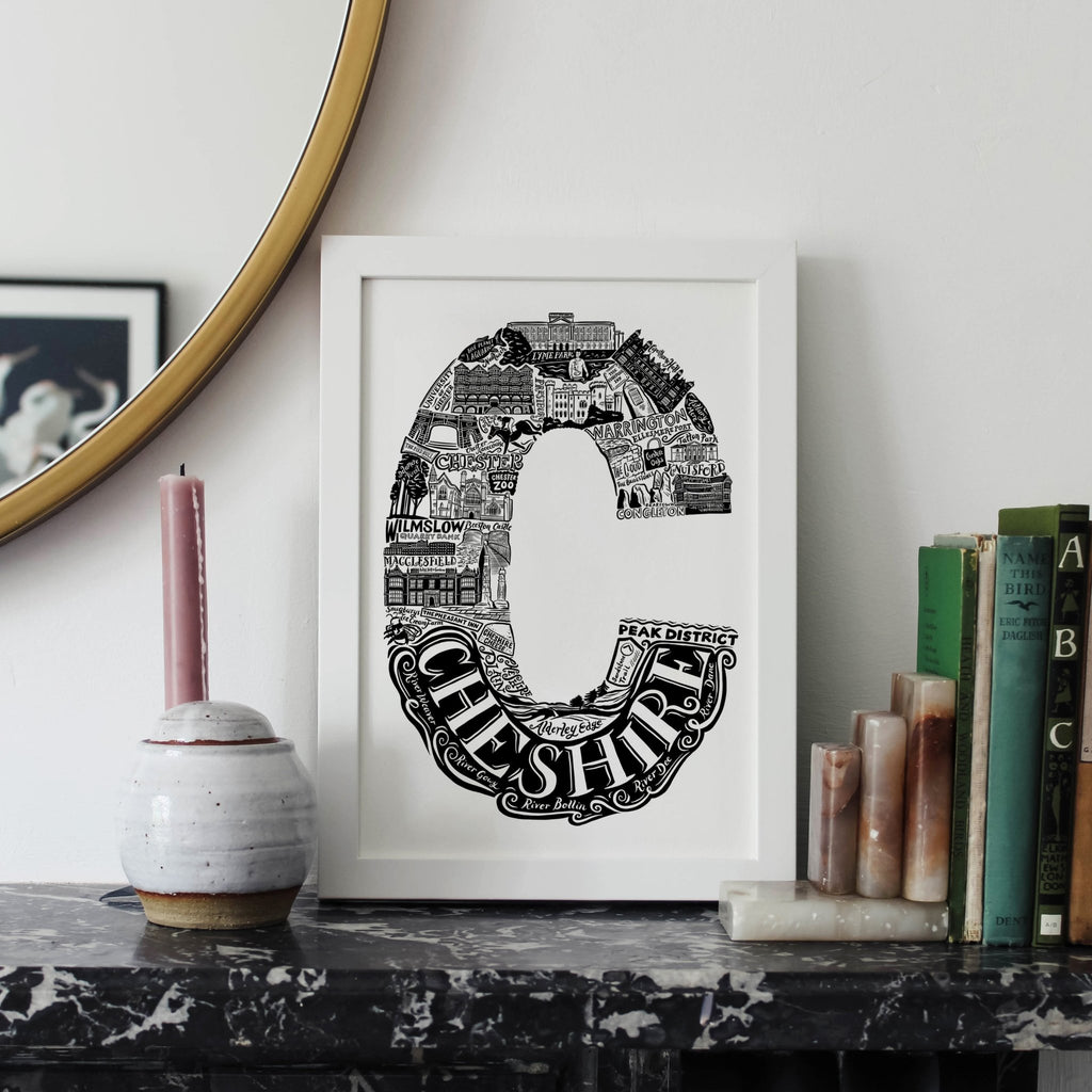 Cheshire Print - Lucy Loves This-U.K City Prints