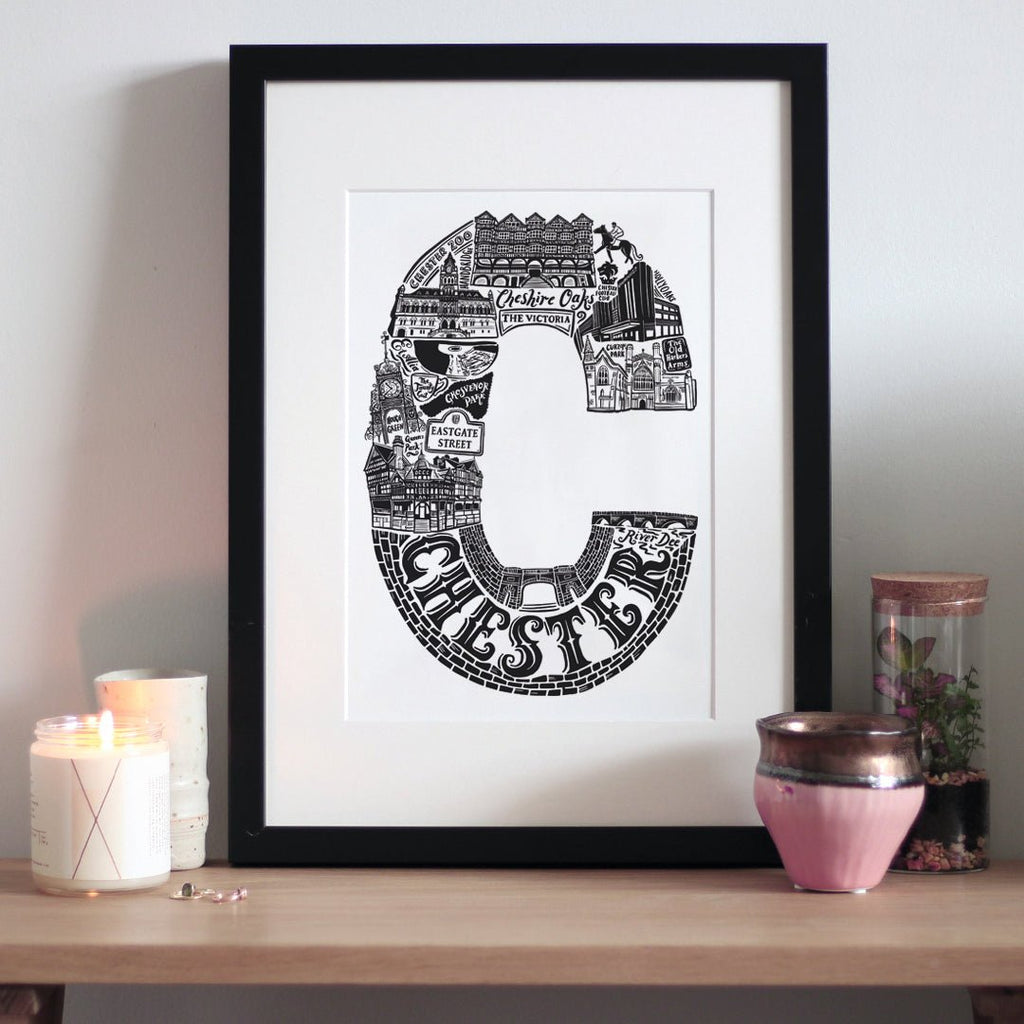 Chester Print - Lucy Loves This-U.K City Prints
