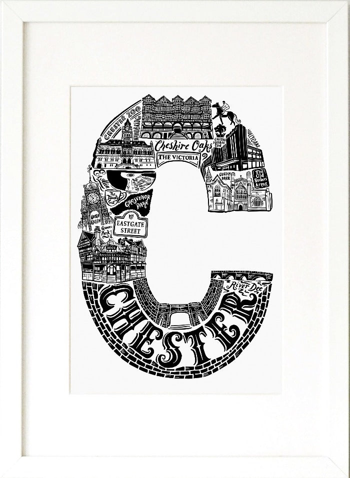 Chester Print - Chester Gift - Chester present – Lucy Loves This
