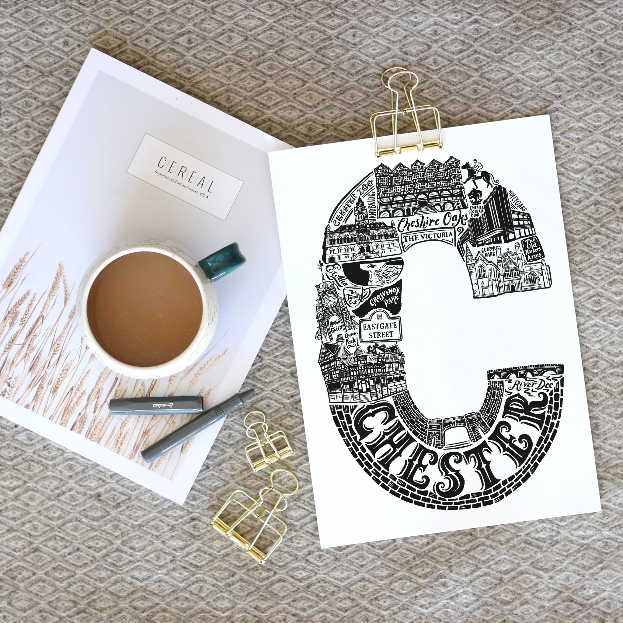 Chester Print - Chester Gift - Chester present – Lucy Loves This