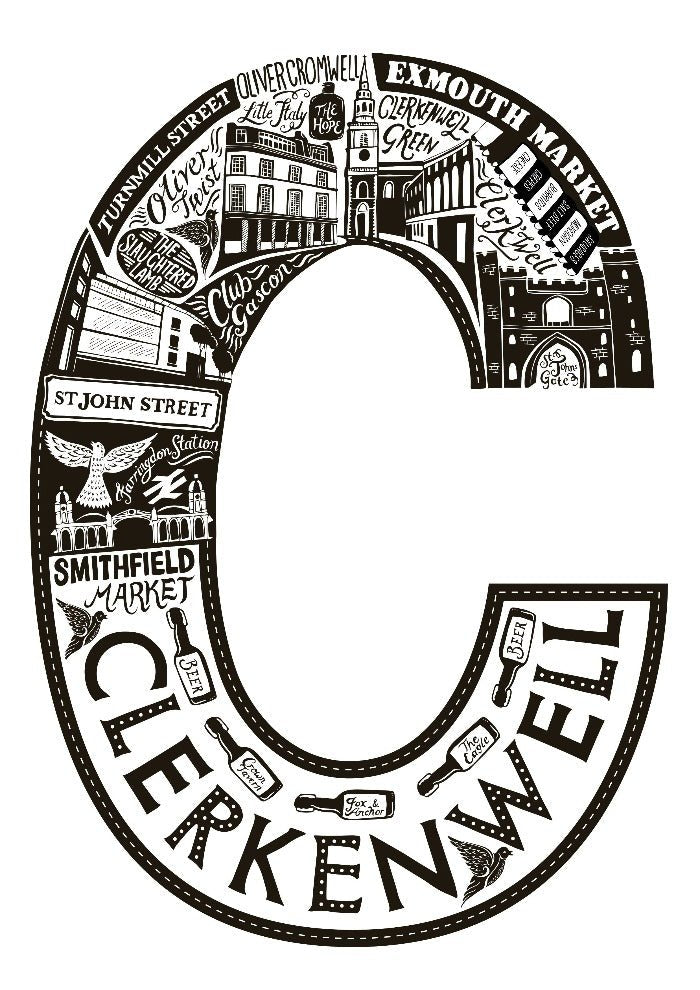 Clerkenwell print - Lucy Loves This-U.K City Prints