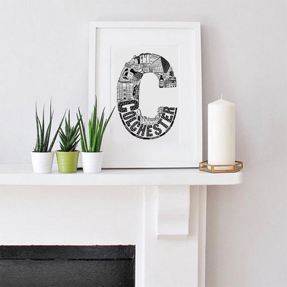 Colchester Print - Lucy Loves This-U.K City Prints