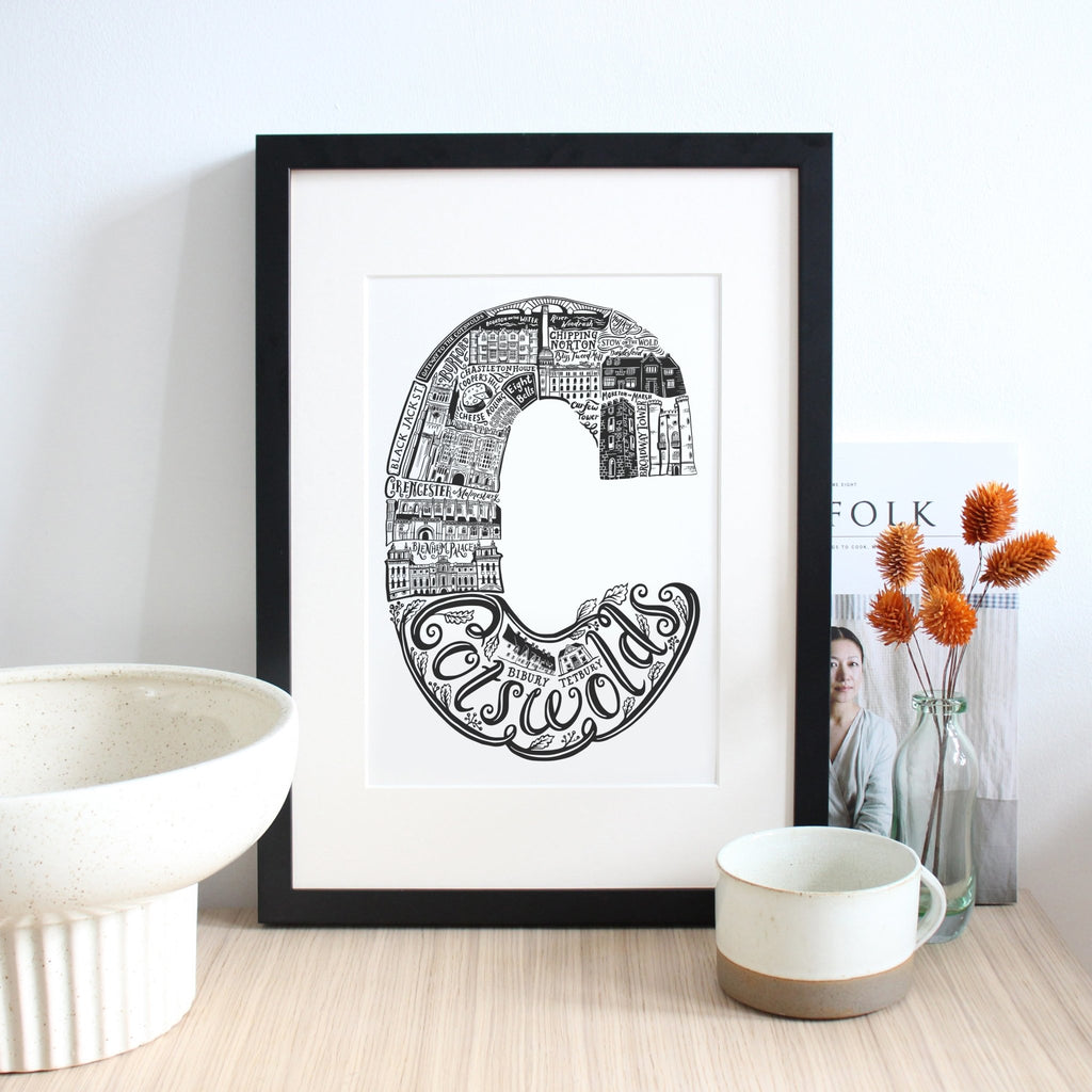 Cotswolds Print - Lucy Loves This-U.K City Prints