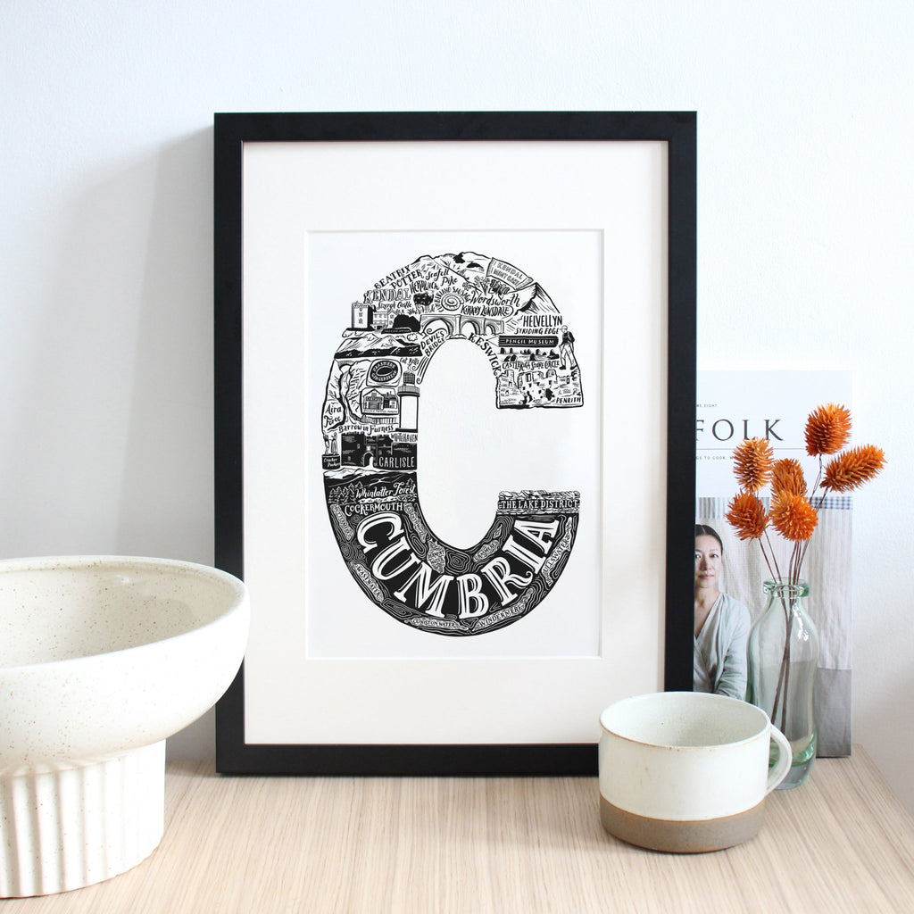 Cumbria print - Lucy Loves This-U.K City Prints