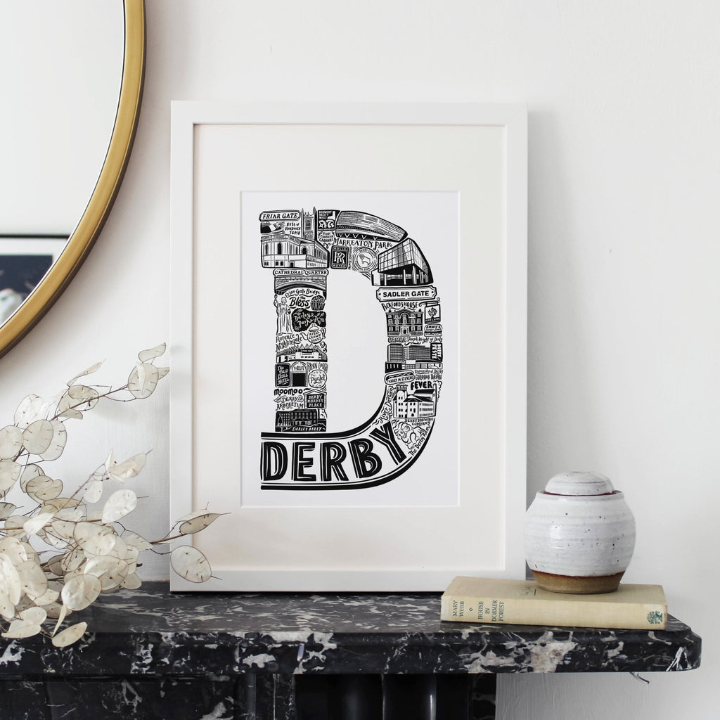 Derby Print - Lucy Loves This-U.K City Prints