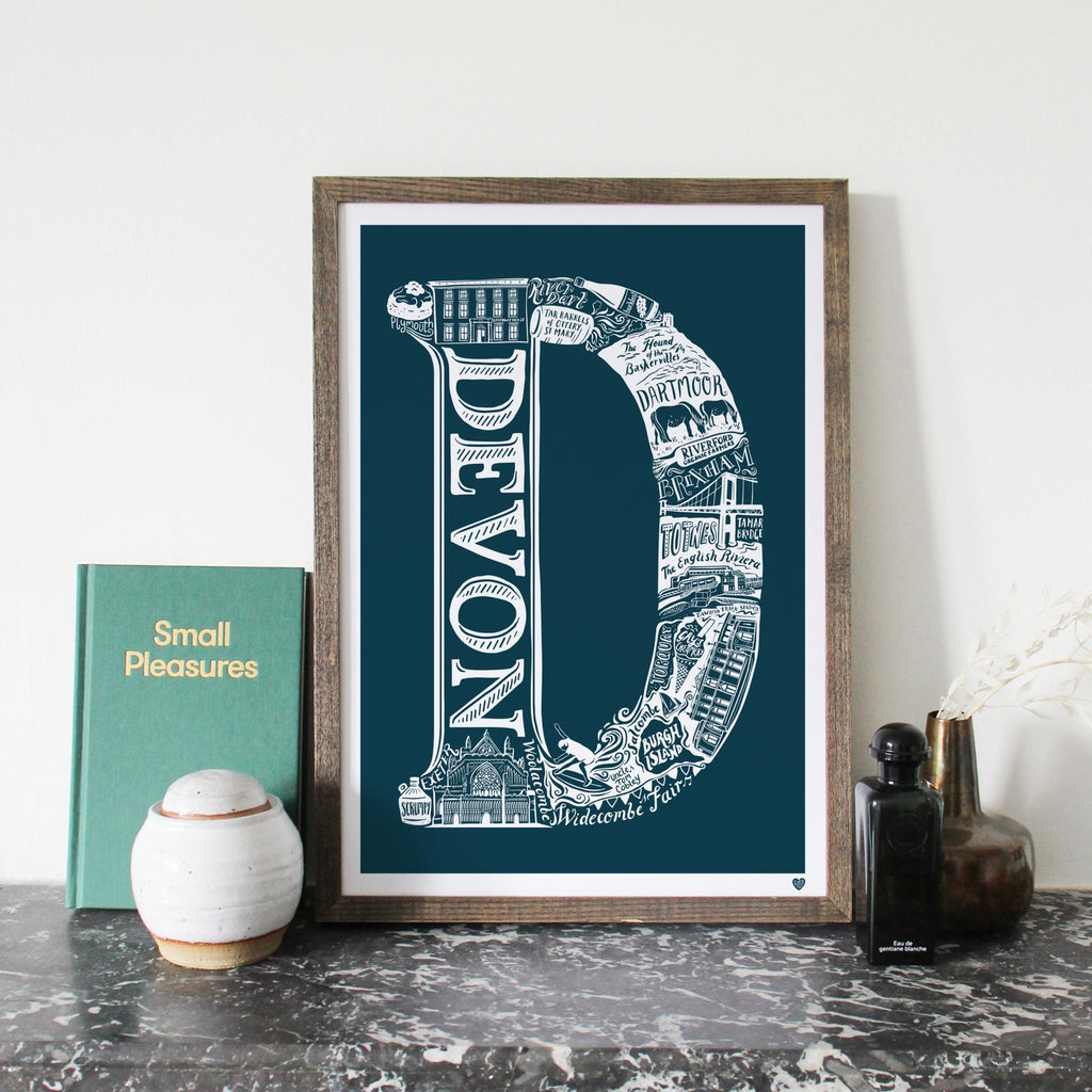 Devon Colour Print - Lucy Loves This-