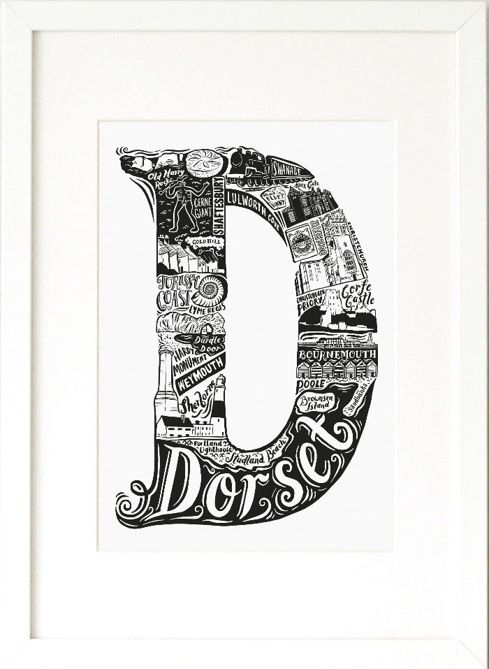 Dorset Print - Lucy Loves This-U.K City Prints
