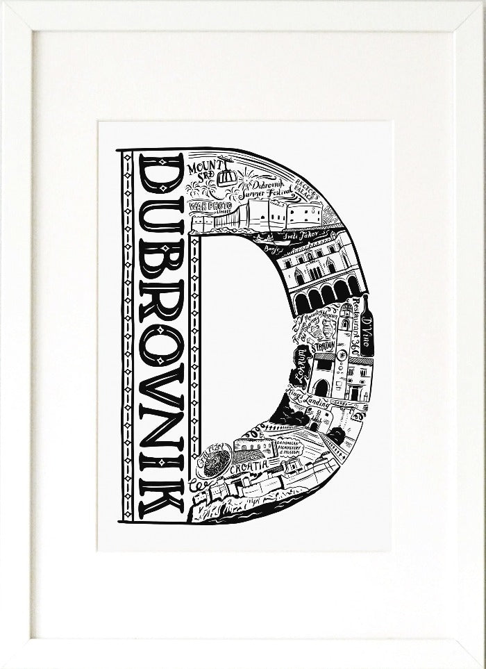 Dubrovnik Print - Lucy Loves This-European City Prints