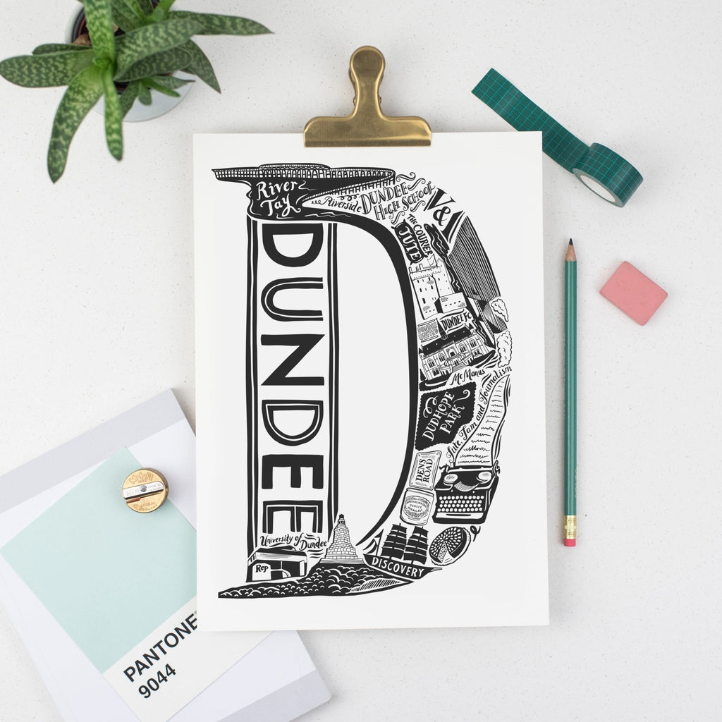 Dundee print - Lucy Loves This-U.K City Prints