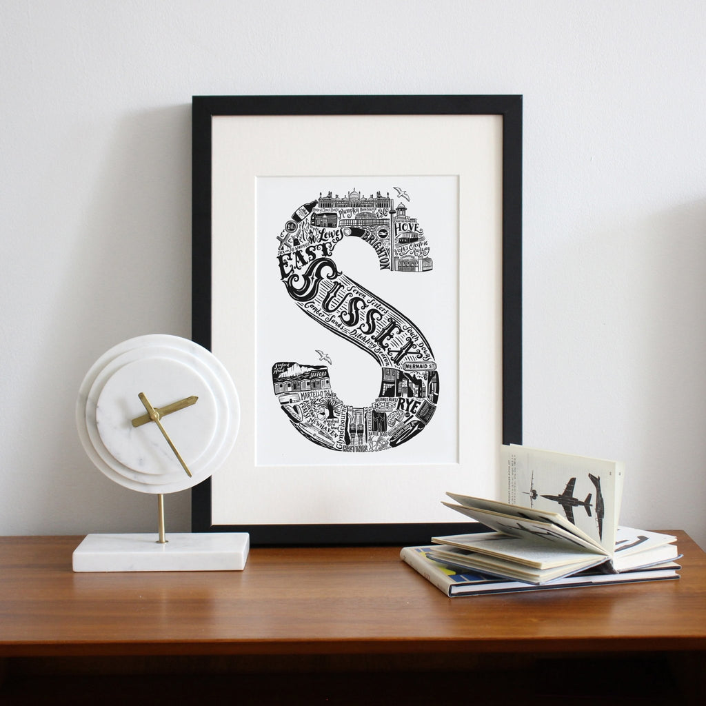 East Sussex print - Lucy Loves This-U.K City Prints