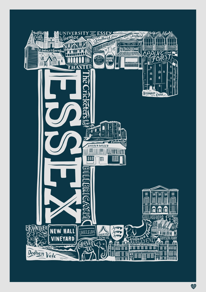 Essex Colour Print - Lucy Loves This-