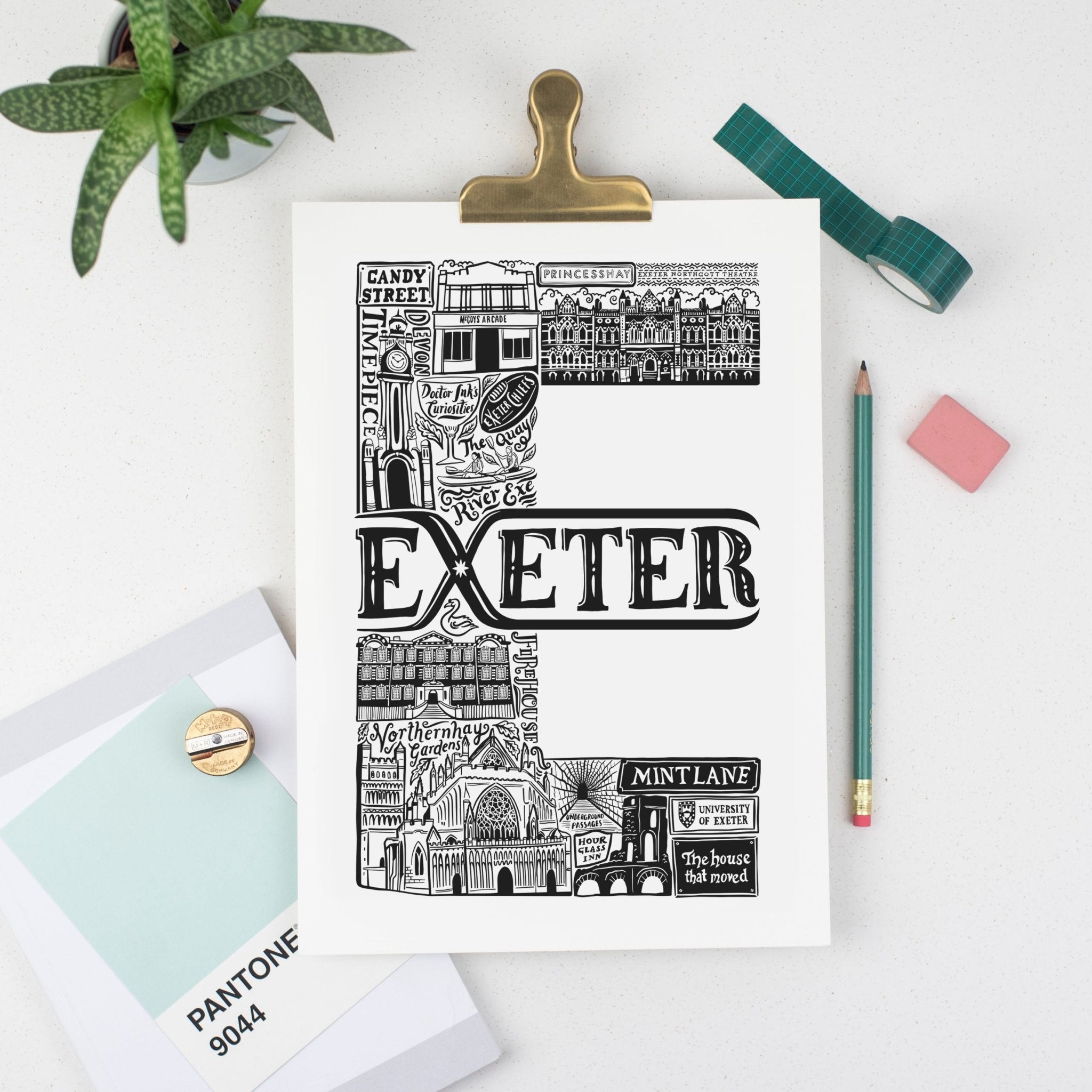 Exeter Print including University of Exeter – Lucy Loves This