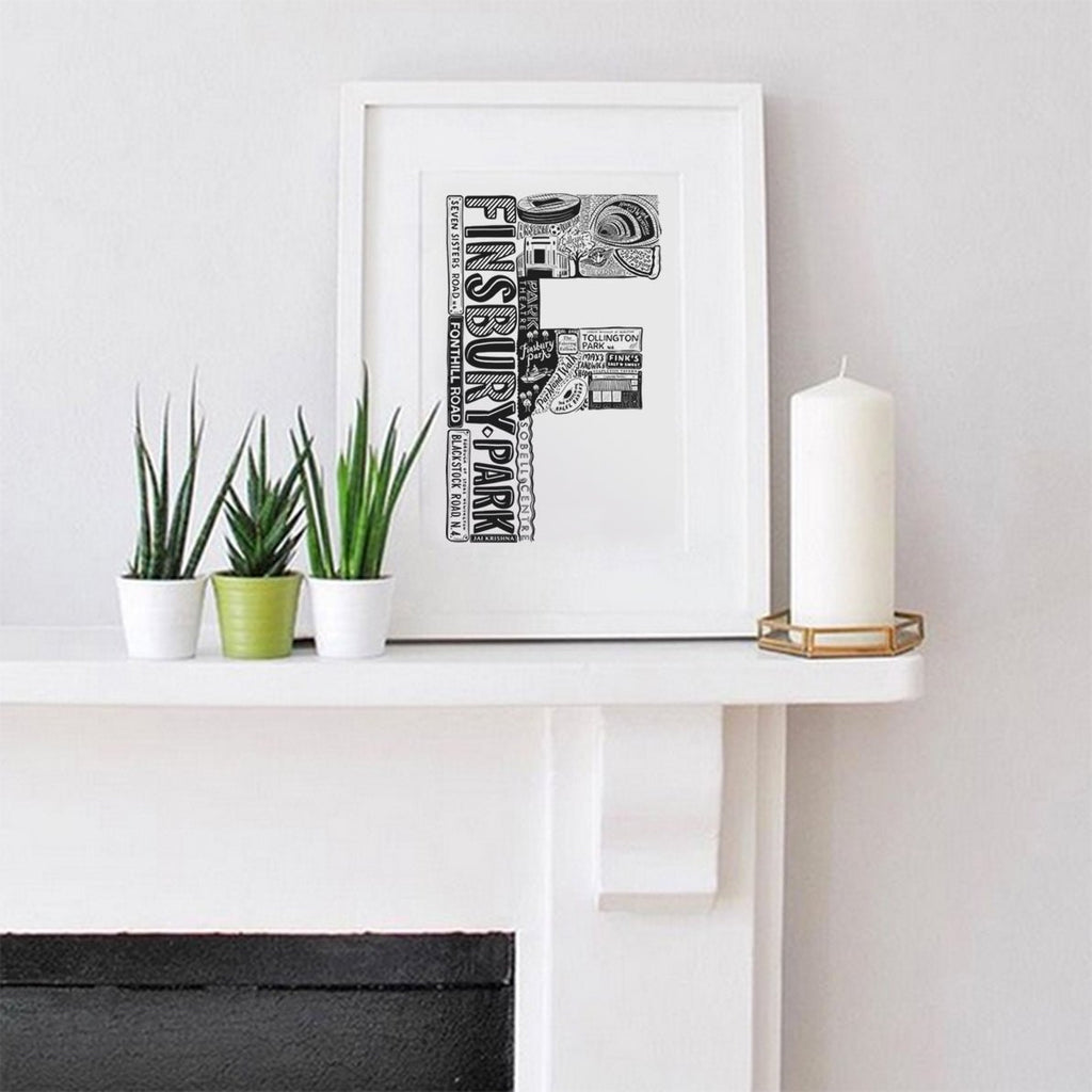 Finsbury Park print - Lucy Loves This-U.K City Prints