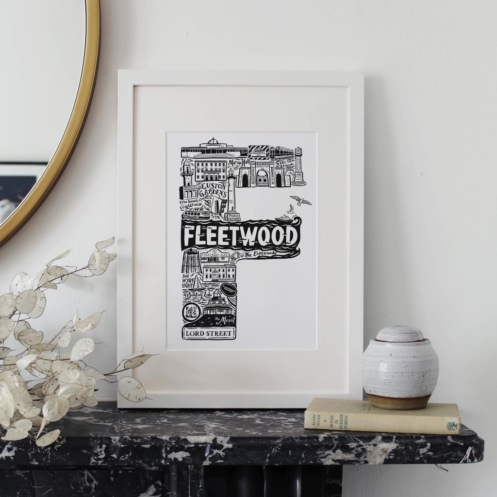 Fleetwood Print - Lucy Loves This-U.K City Prints