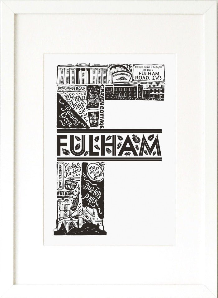 Fulham print - Lucy Loves This-U.K City Prints