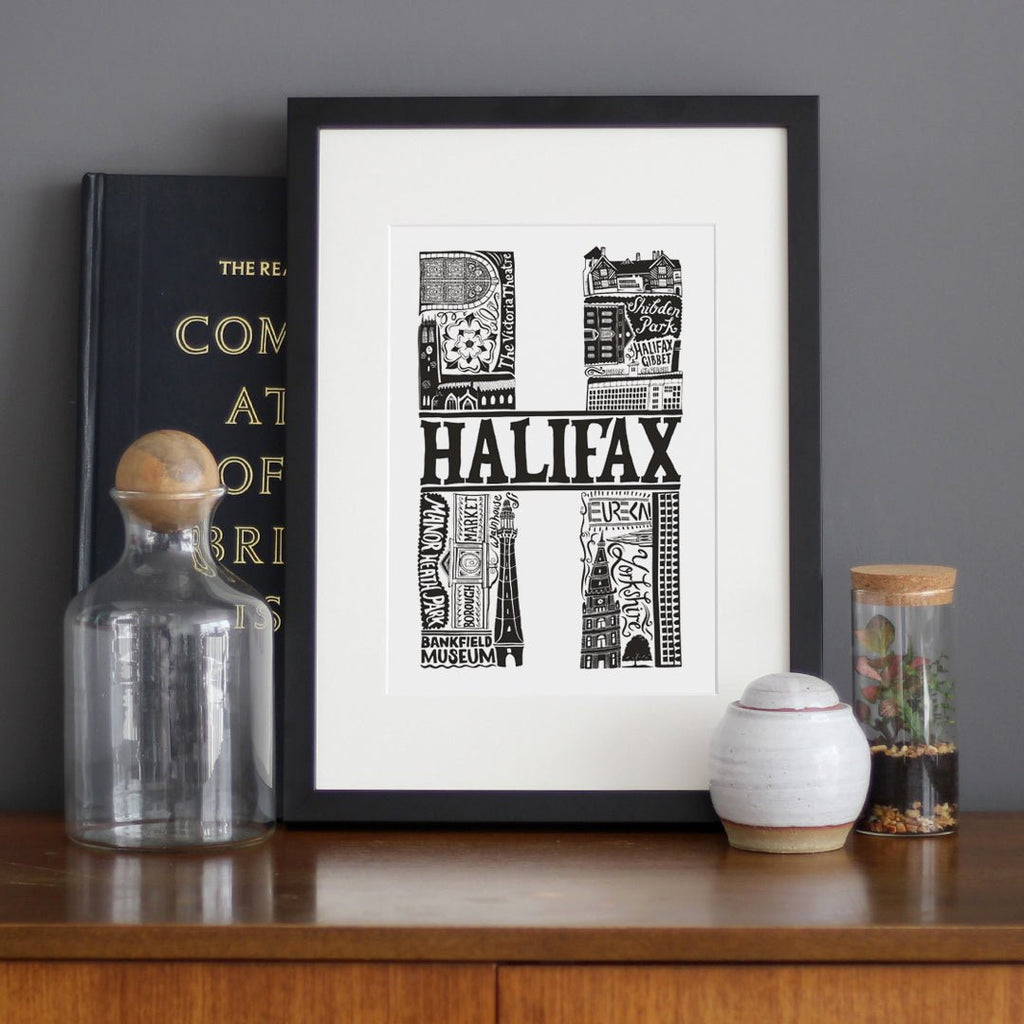 Halifax Print - Lucy Loves This-U.K City Prints