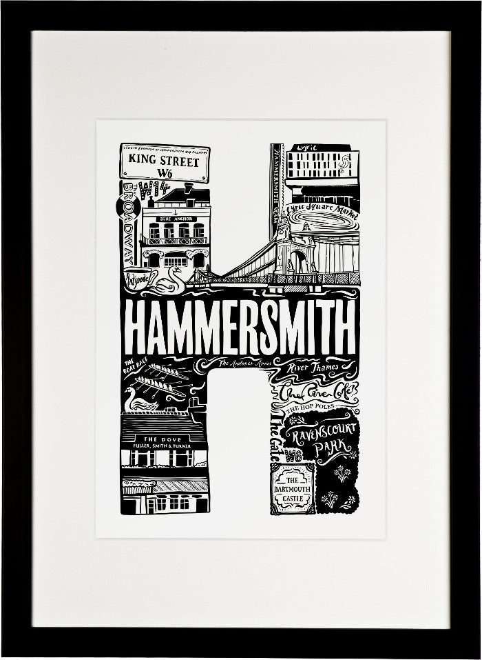 Hammersmith print - Lucy Loves This-U.K City Prints