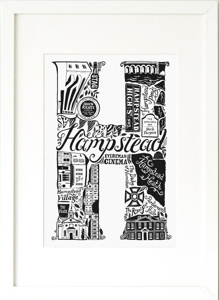 Hampstead print - Lucy Loves This-U.K City Prints