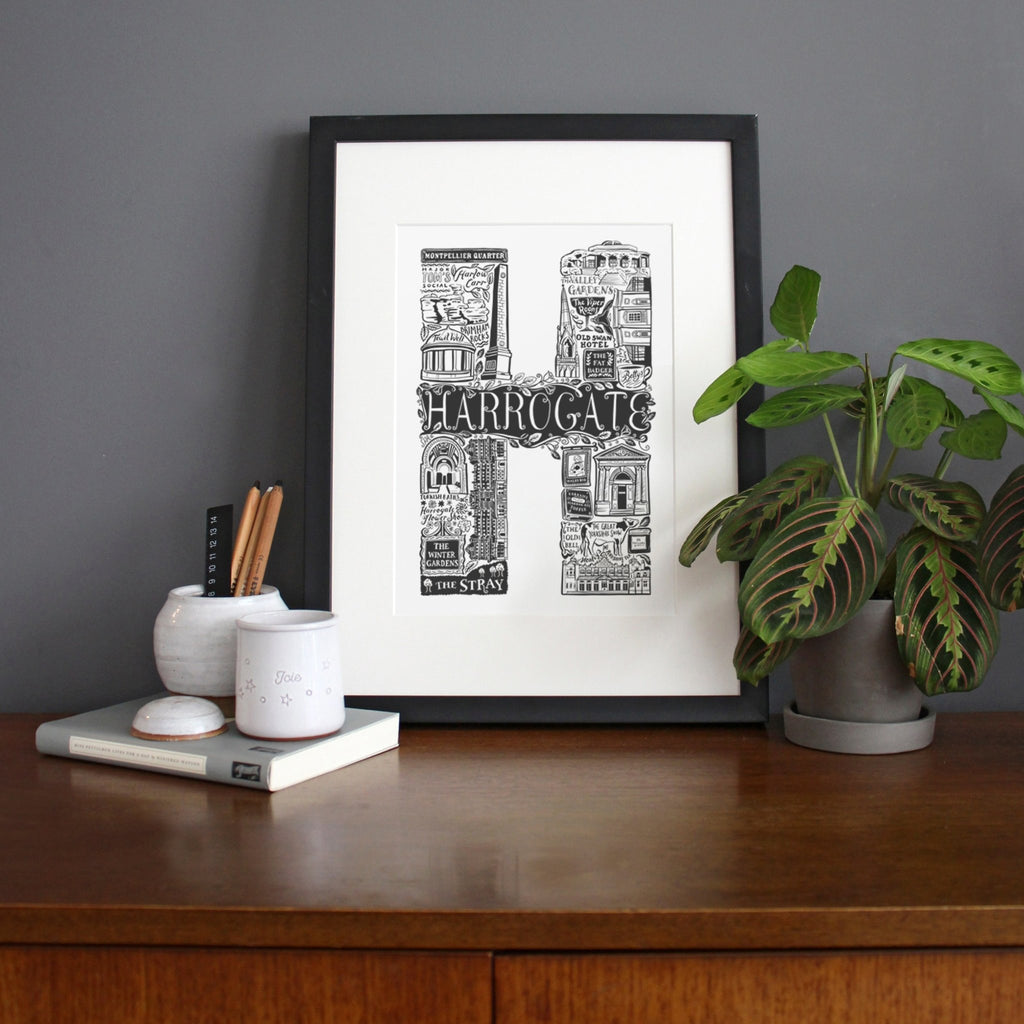 Harrogate Print - Lucy Loves This-U.K City Prints