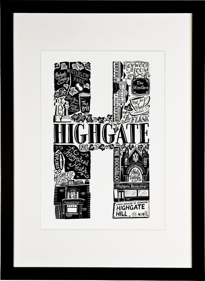 Highgate print - Lucy Loves This-U.K City Prints