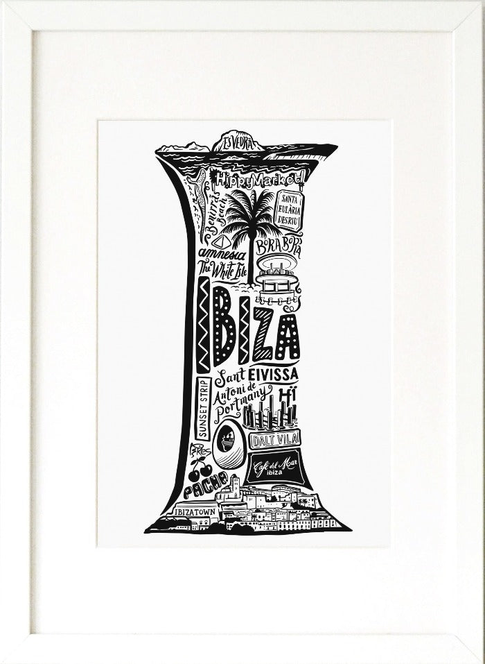 Ibiza print - Lucy Loves This-European City Prints