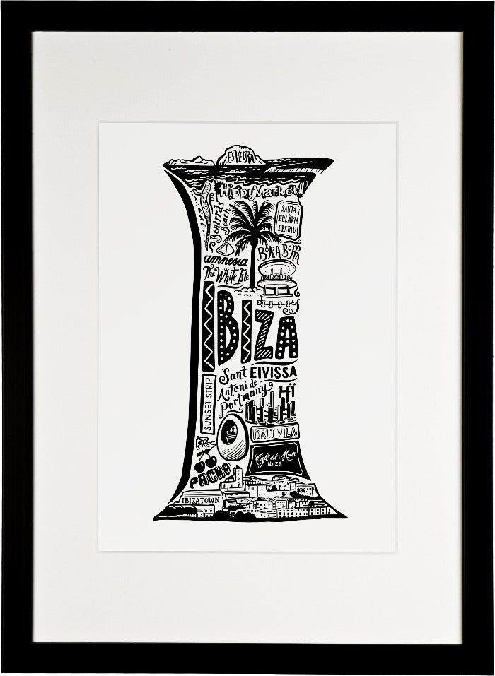 Ibiza print - Lucy Loves This-European City Prints