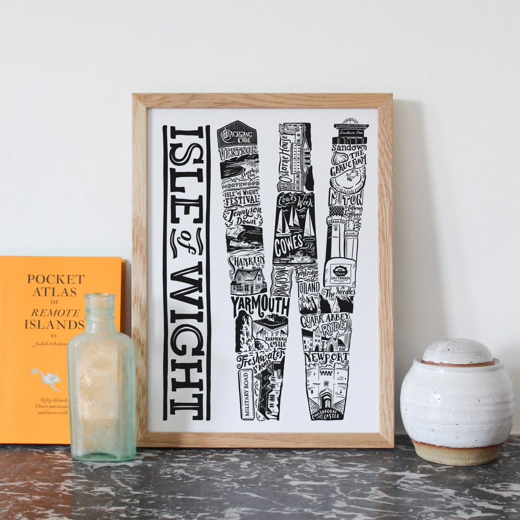 Isle of Wight print - Lucy Loves This-U.K City Prints