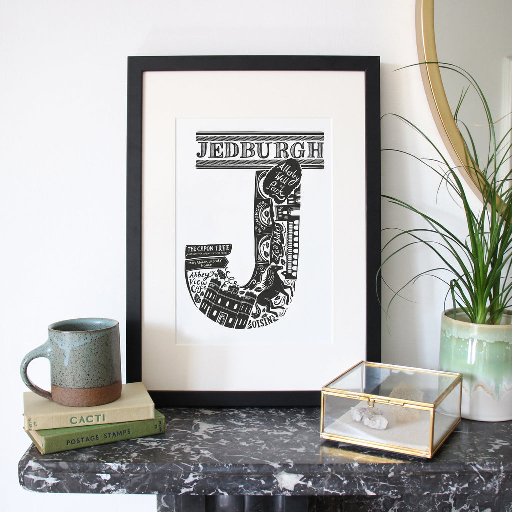 Jedburgh print - Lucy Loves This-U.K City Prints
