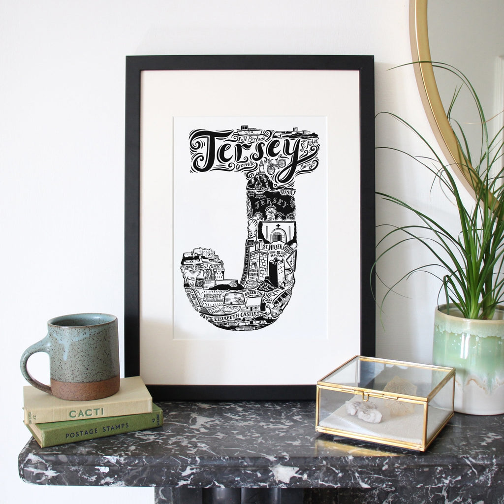 Jersey print - Lucy Loves This-U.K City Prints