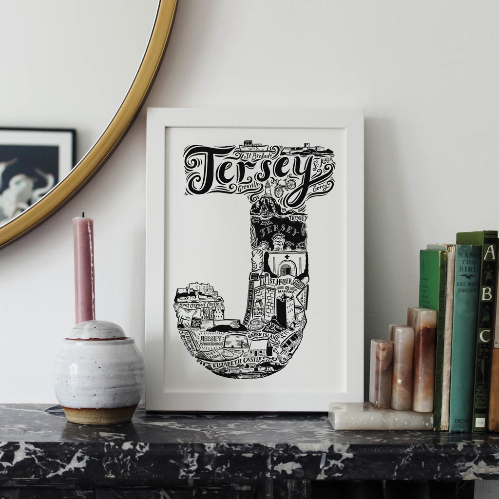 Jersey print - Lucy Loves This-U.K City Prints