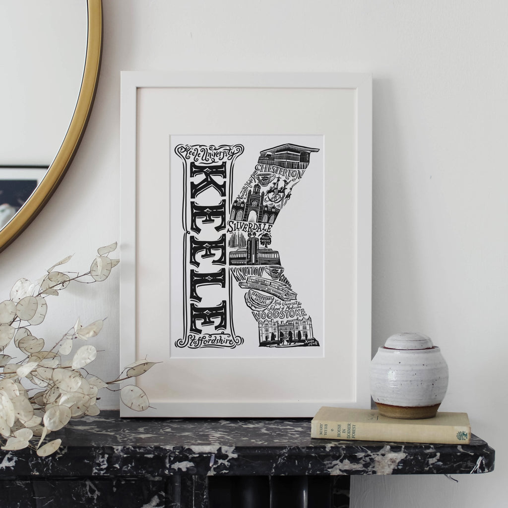 Keele Print - Lucy Loves This-U.K City Prints