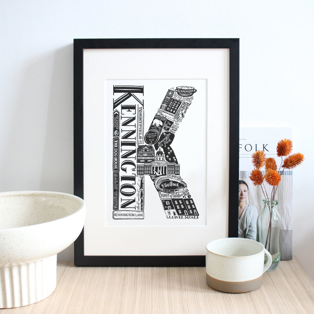 Kennington Print - Lucy Loves This-U.K City Prints