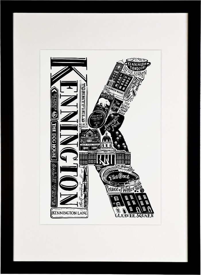Kennington Print - Lucy Loves This-U.K City Prints