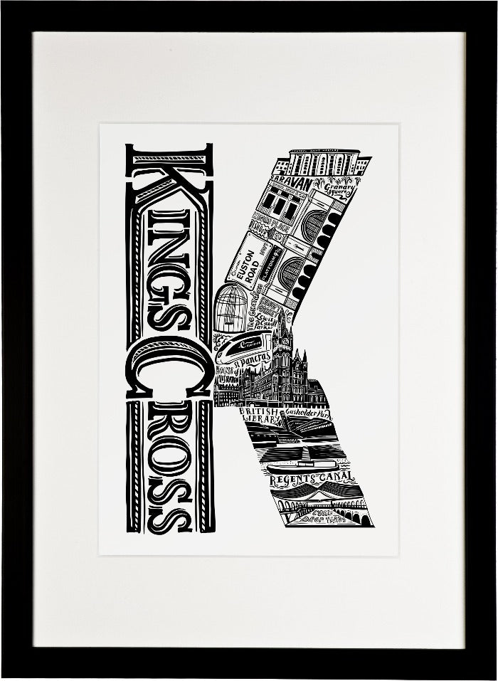 Kings Cross print - Lucy Loves This-U.K City Prints