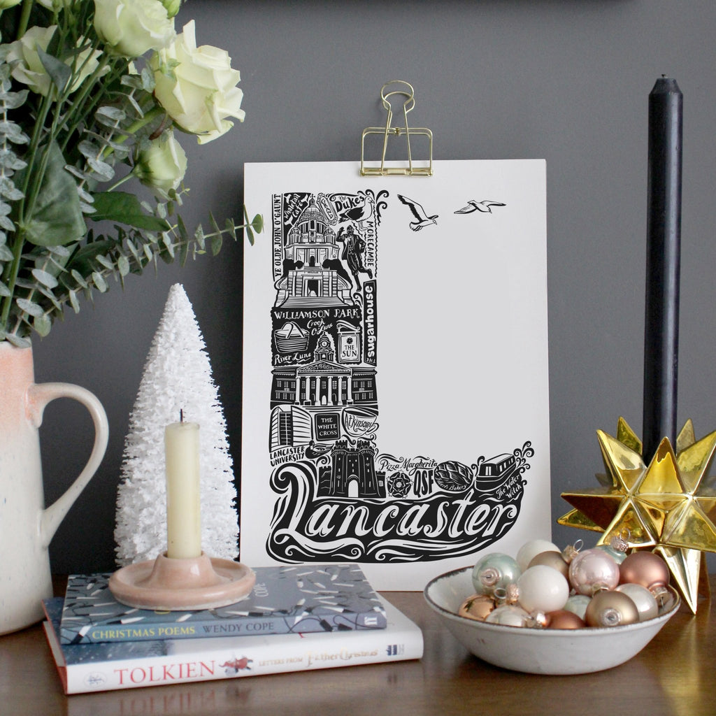 Lancaster Print - Lucy Loves This-U.K City Prints