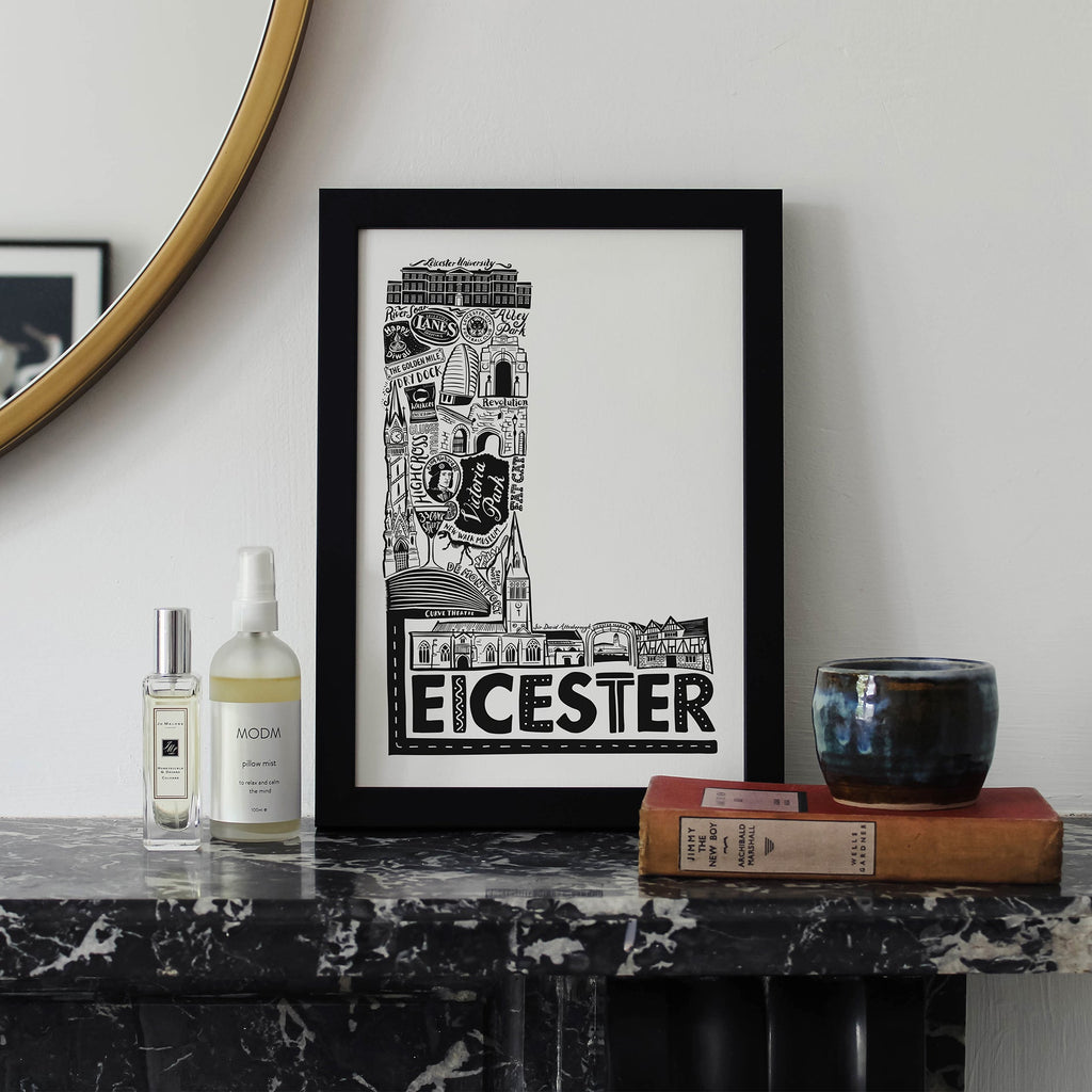 Leicester Print - Lucy Loves This-U.K City Prints