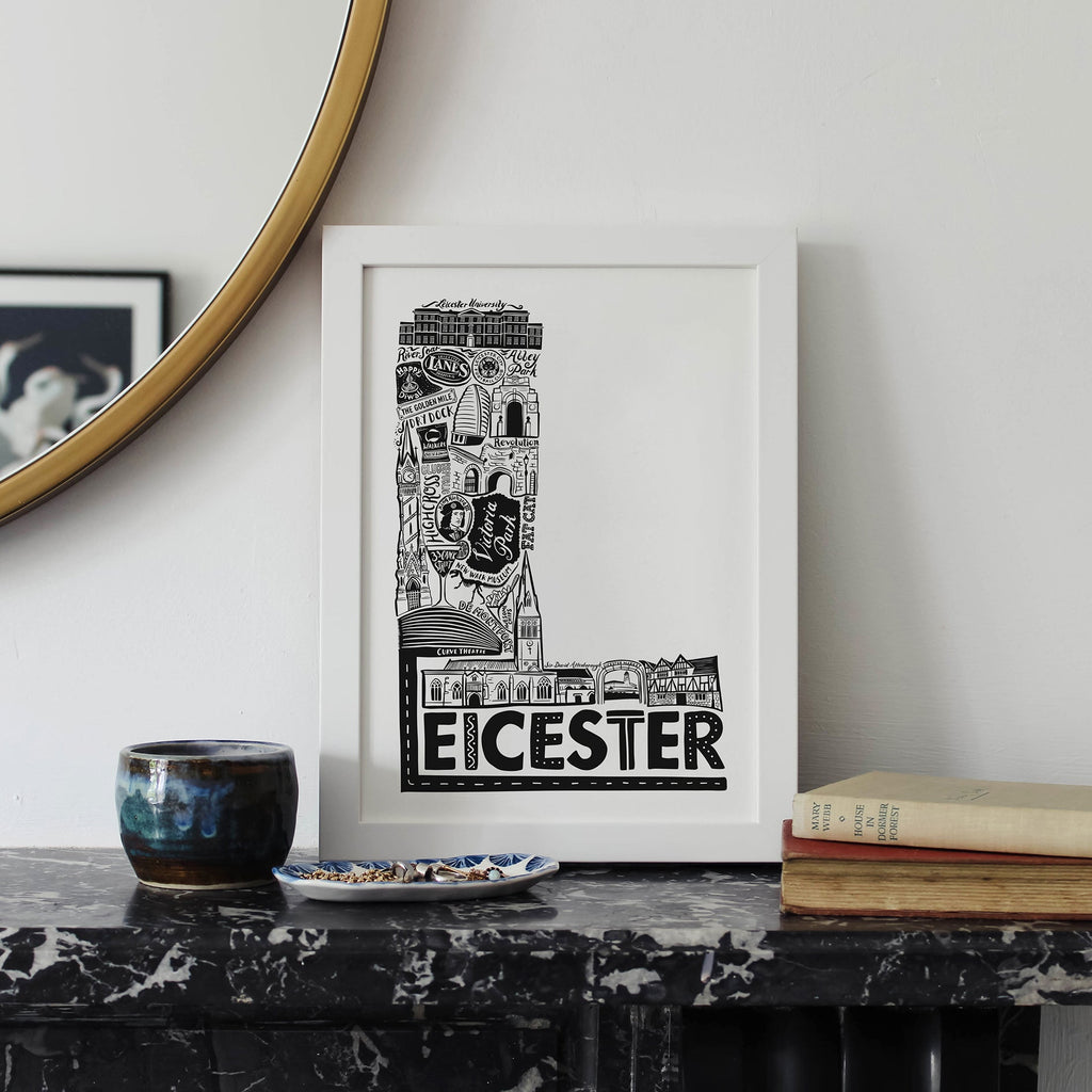 Leicester Print - Lucy Loves This-U.K City Prints