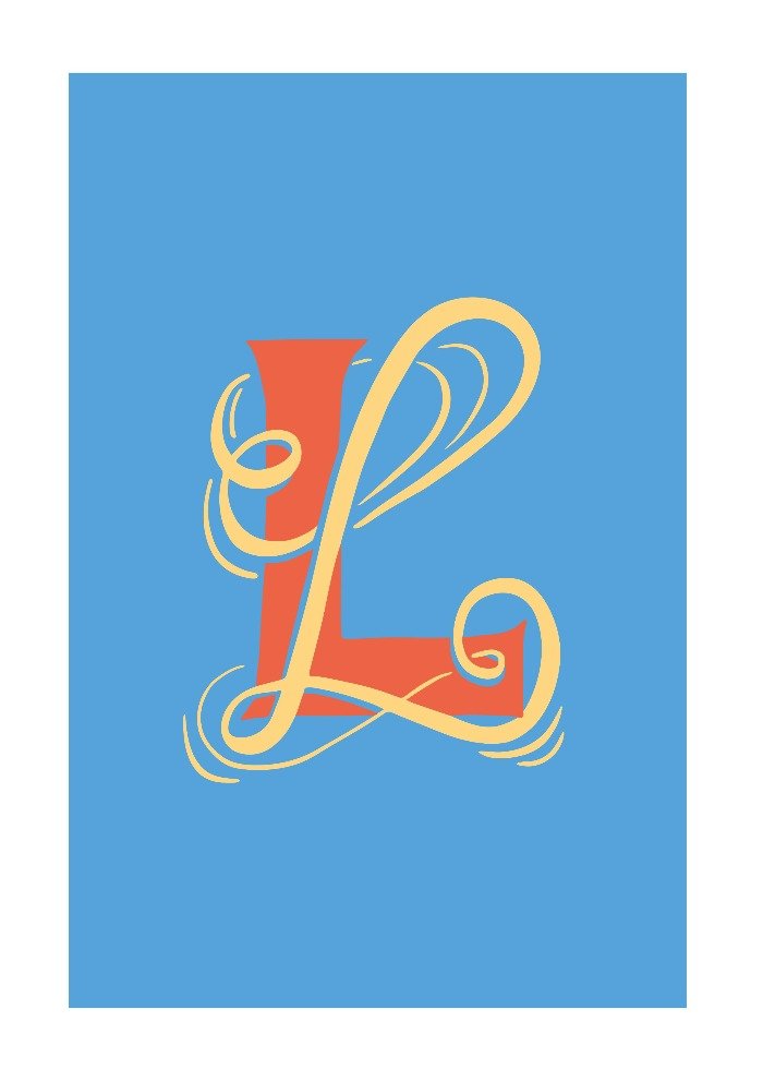 Letter L Alphabet Print - Lucy Loves This-Alphabet Prints