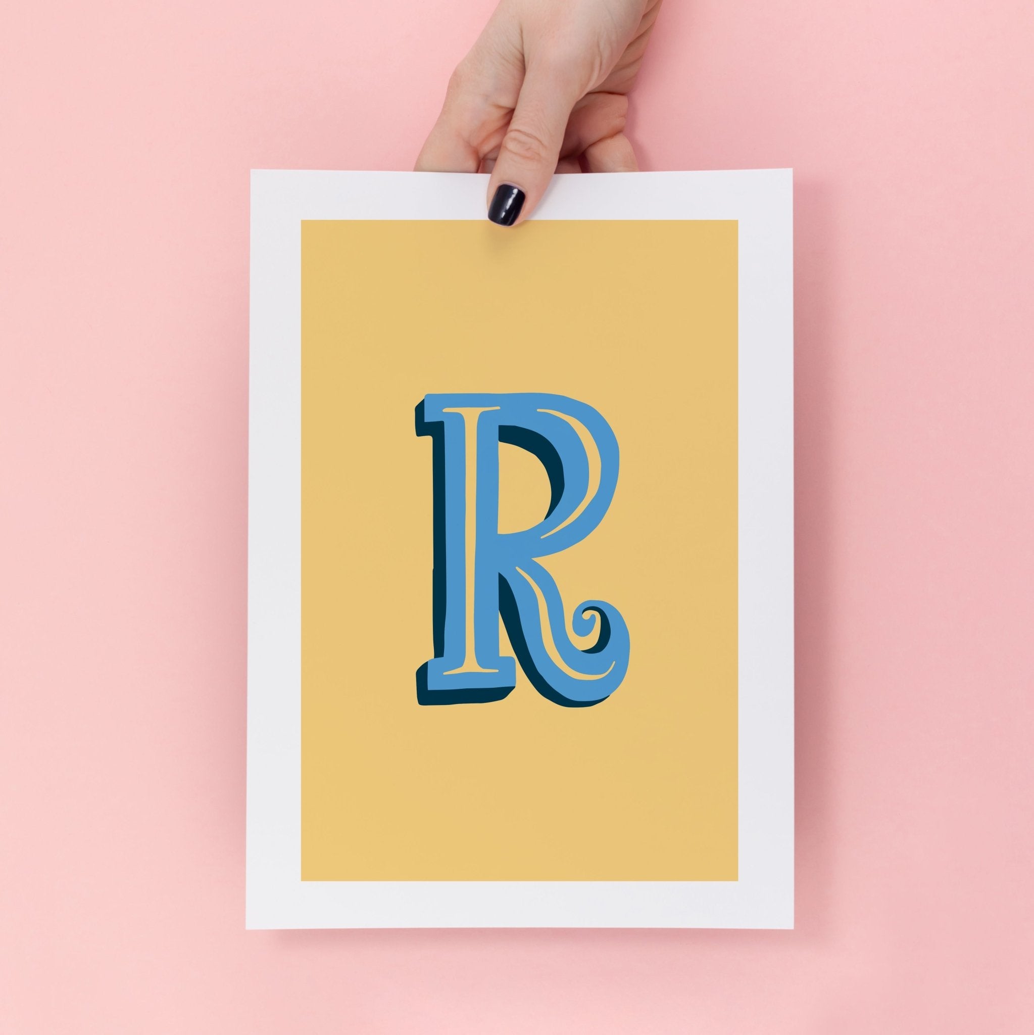 Stylish Letter R Wallpaper
