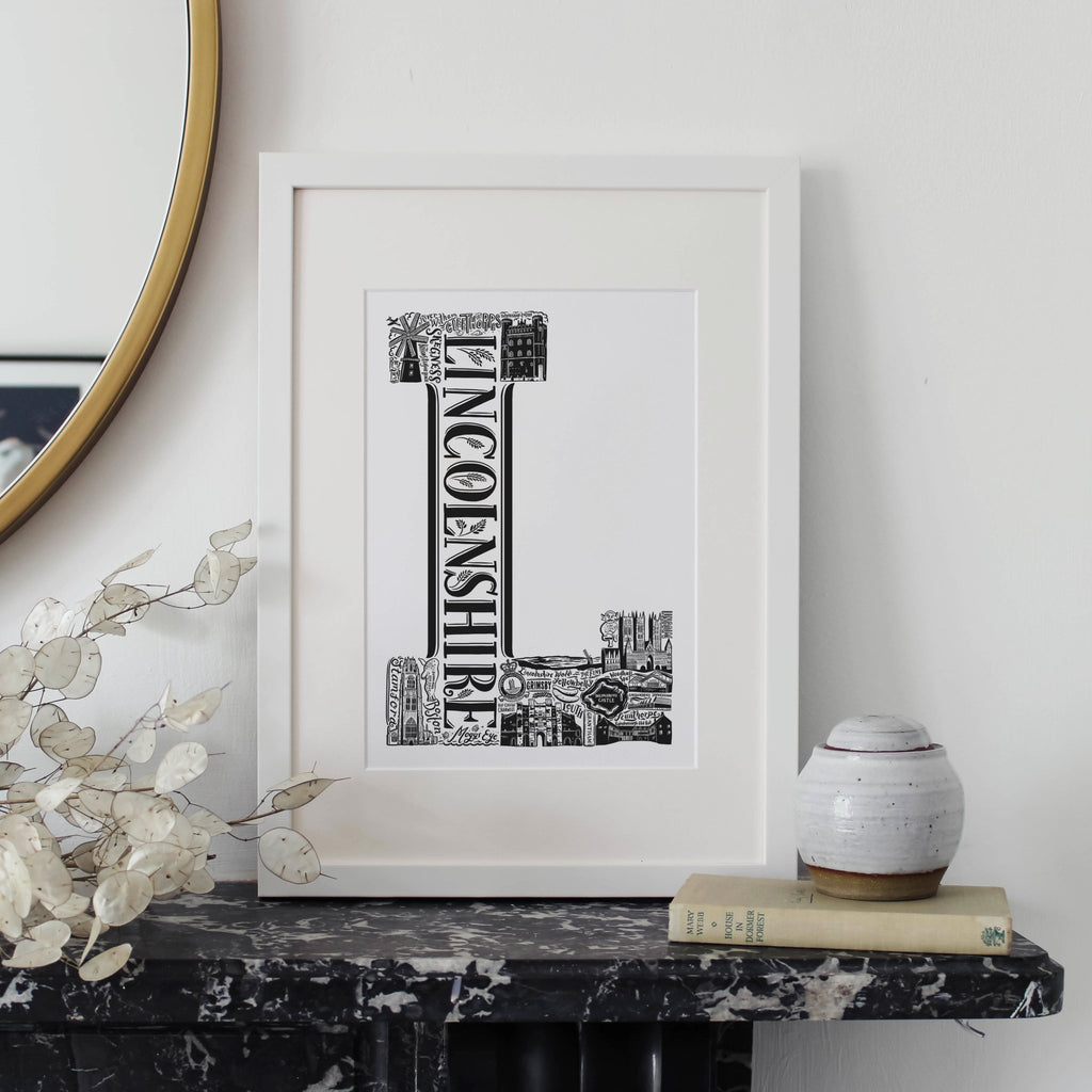 Lincolnshire Print - Lucy Loves This-U.K City Prints