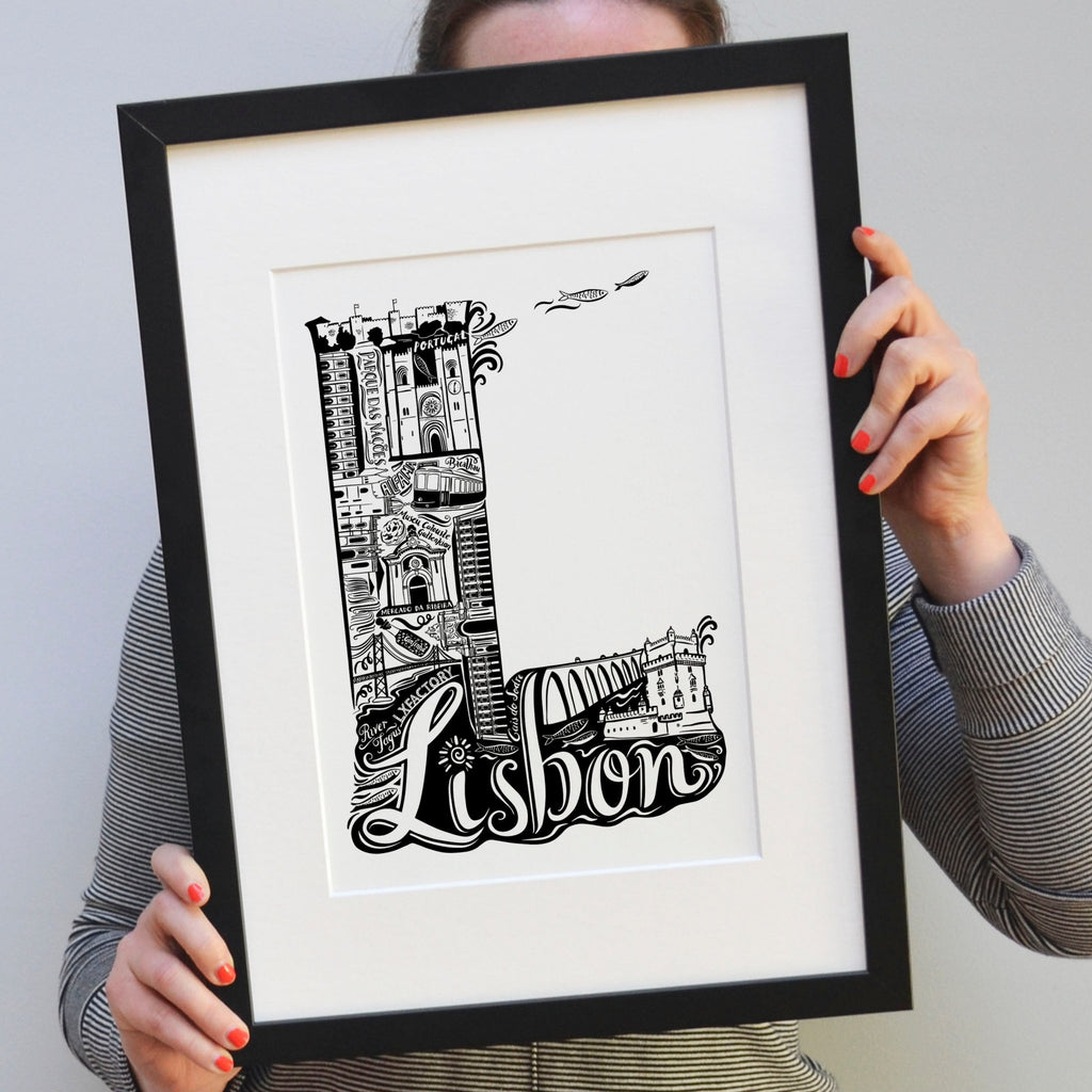 Lisbon Print - Lucy Loves This-European City Prints