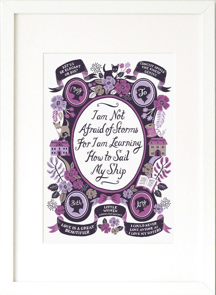 Little Women, Famous Quotes Print - Lucy Loves This-