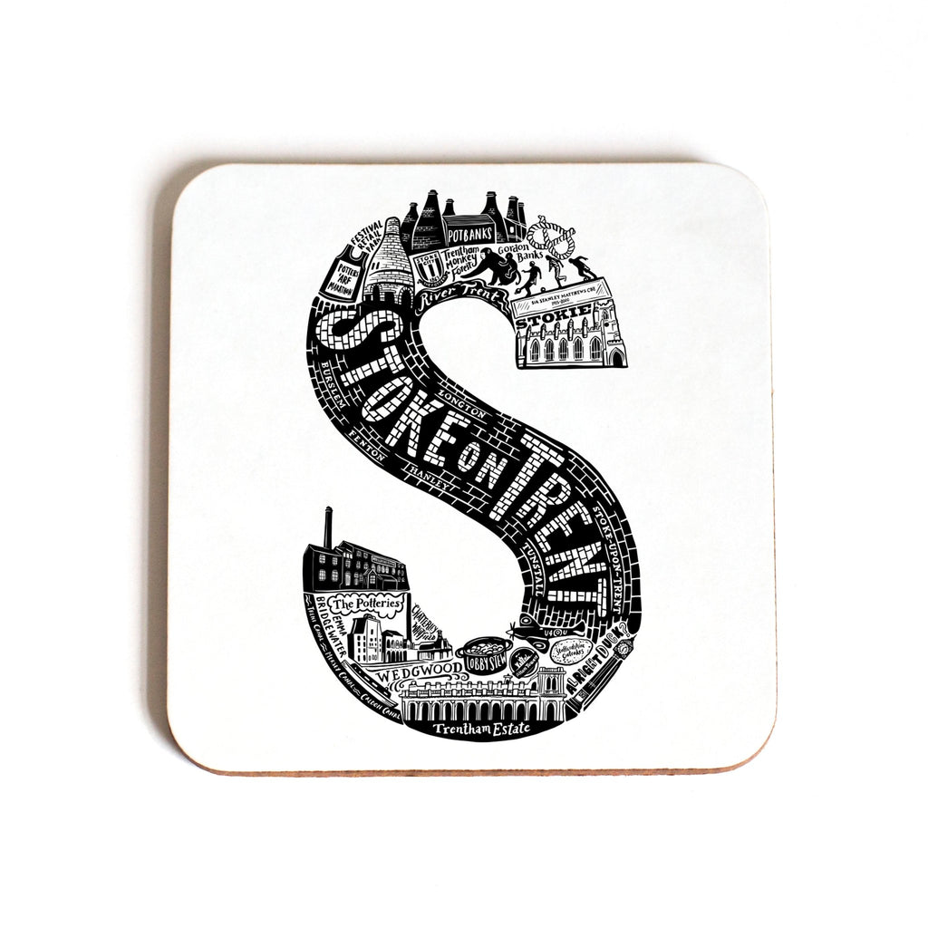 Location Letter Coasters - Lucy Loves This-Location Letter Mugs And Coasters